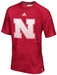 Adidas Huskers Sideline Training Red Tee - AT-91000