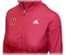 Adidas Ladies Huskers Red Full Zip Tech Pullover - AW-93012