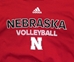 Adidas Nebraska Volleyball Rush Tee - AT-B6004
