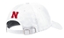 Adidas Official 2019 Sideline Coaches Huskers Slouch Cap - White - HT-C8002