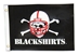 Blackshirts Satin Tailgating Flag - FW-A6881