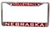 Chrome Nebraska Vollebyall License Frame - CR-92907
