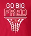 Go Big Fred Husker Hoops Tee - AT-C3999