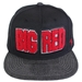 Go Big Red Jock Flat-Brim Zep Hat - HT-A5316