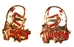 Huskers Helmet Gold Post Earrings - DU-A4309