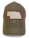 Huskers State Washed Gray Trucker Lid - HT-A5280