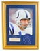 Johnny Unitas Autograph and Framed and Matted Print - OK-39623