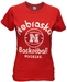 Ladies Red Phys Ed Basketball Tee - AT-71134
