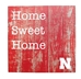 Nebraska Home Sweet Home Plank Sign - FP-B2037