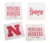 Nebraska Huskers 4 Pack Coasters - KG-A3113