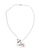Nebraska State Huskers Heart Charm Necklace - DU-91020