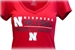 Nebraska Volleyball U of Neb Liquid Jersey V-Neck - AT-94028