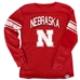 Nebraska Youth Jersey Stripe Sleeve Tee - YT-A6281