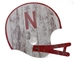 Old Timey Nebraska Helmet Wood Sign - FP-A2000
