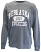 Washed Nebraska 1869 Navy Fleece Sweatshirt  - AS-A1204