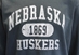 Washed Nebraska 1869 Navy Fleece Sweatshirt  - AS-A1204