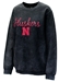Womens Huskers Corded Comfy Crew - AS-B5129