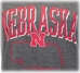 Womens Distressed Nebraska State V-Neck - AT-91081