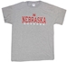 Grey Russell Nebraksa Huskers T-Shirt - AT-71237