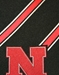 Nebraska Black N Red Striped Tie - DU-51430