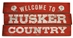 Husker Country Plank Wood Sign - OD-79513