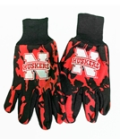 Husker Grit Camo Utility Gloves