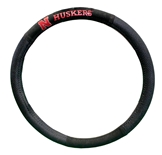 Poly-Suede N Huskers Steering Wheel Cover
