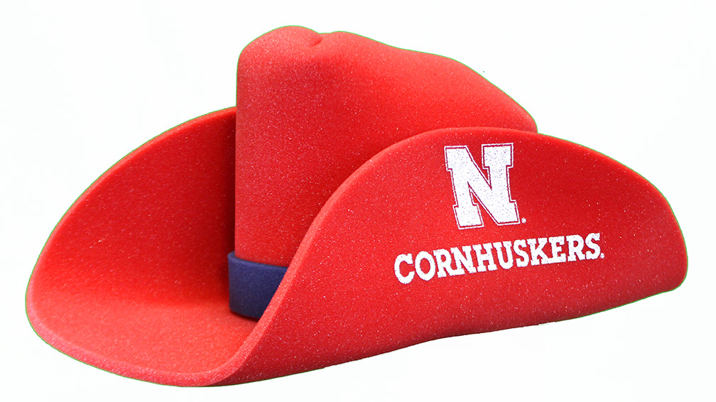 Nebraska Foam Cowboy Hat