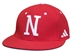 Adidas Cornhuskers Baseball Fitted Flat Bill with Ball-Park N - HT-G7130