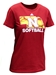 Adidas Womens Nebraska State Softball Tee - AT-D1052