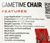Blackshirts Game Time Tailgate Chair - GT-05050