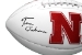 Frazier N Osborne Husker Goats Autographed Logo Football - OK-G1003