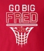 Go Big Fred Husker Hoops Tee - AT-C3999