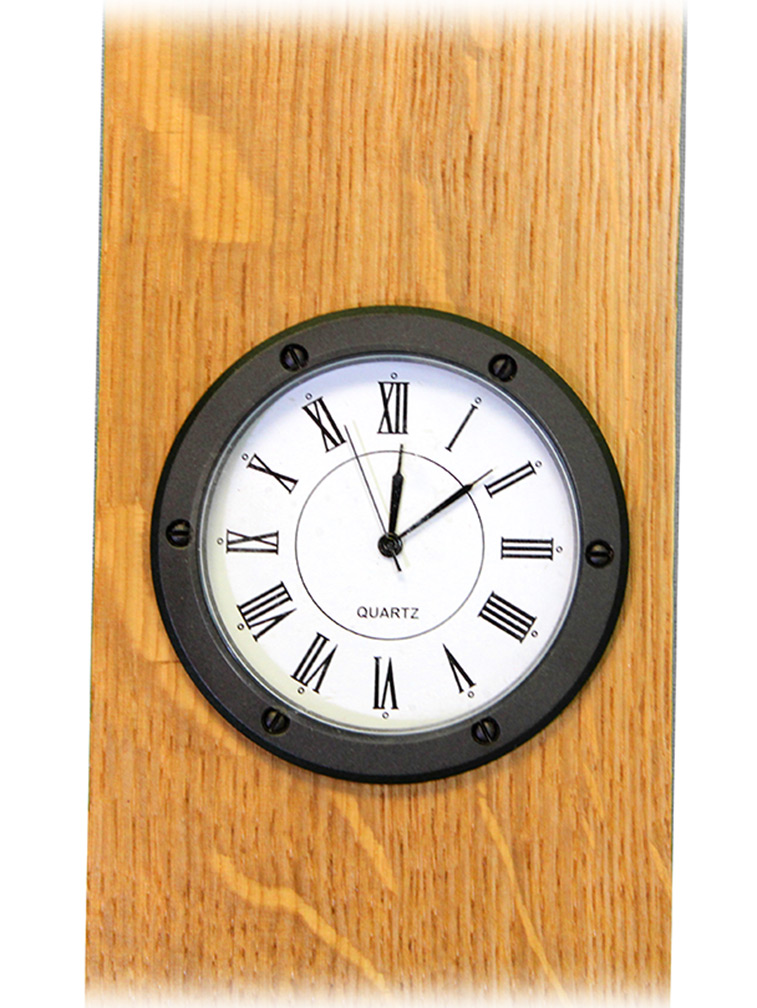 Stave Clock Go Big Red Barrel Stave Clock
