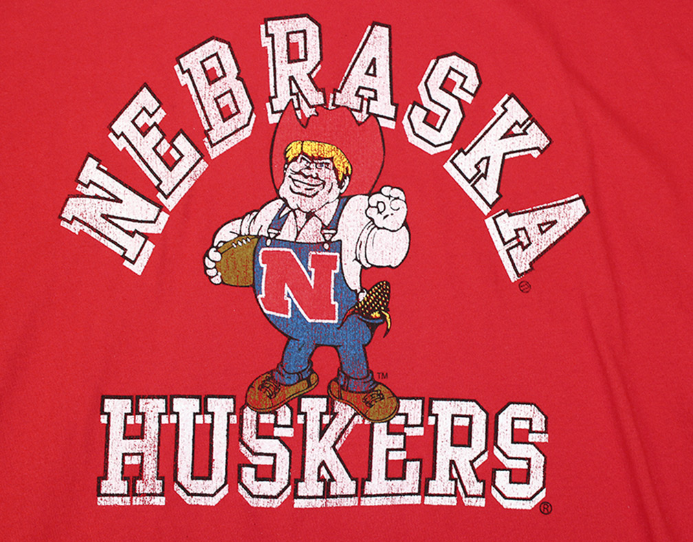 Nebraska Red Herbie Husker 3/4 Sleeve Twirl Bodysuit