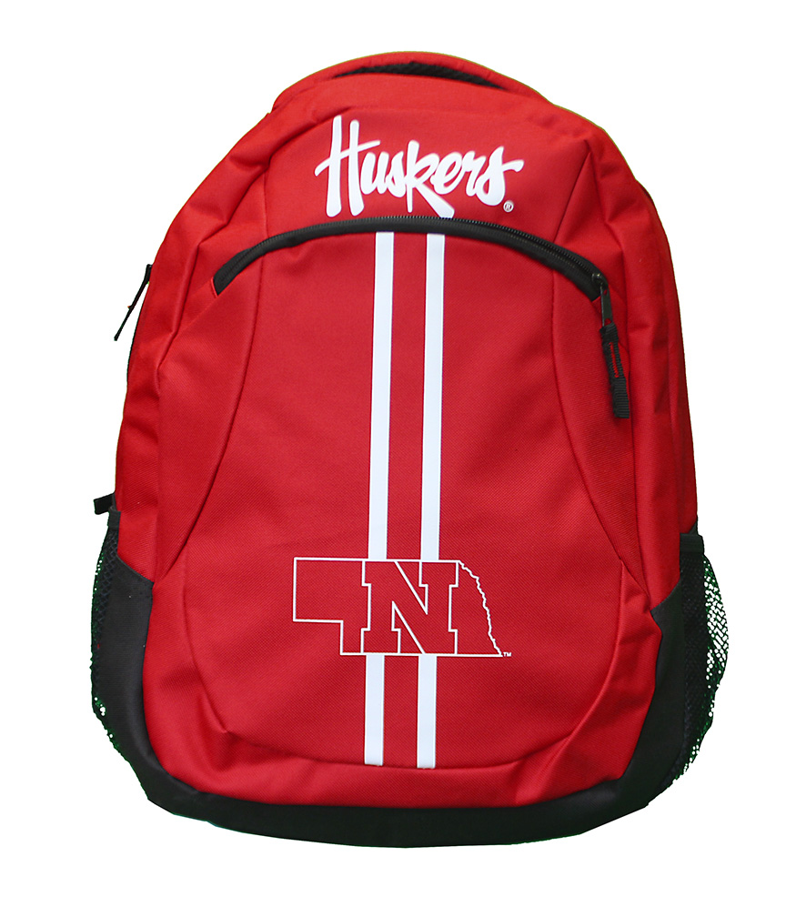Red And Black Huskers Action Backpack Team Beans