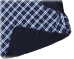 Huskers Black White Plaid Flannel Blanket - BM-B3003