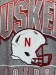 Huskers Football Helmet Jersey Tee - AT-J6282