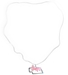 Huskers State Charm Necklace - DU-B4144