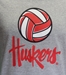 Huskers Volleyball Grind Tee - AT-Y5452