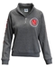 Huskers Womens Sanded Quarter Zip - Charcoal - AS-C3056