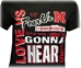 Ladies Love-Us Fear-Us Huskers Tee - AT-D5905