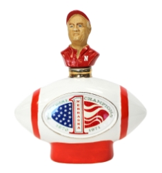Bob Devaney 1970-71 Back to Back Champs Decanter Nebraska Cornhuskers, Nebraska  Kitchen & Glassware, Huskers  Kitchen & Glassware, Nebraska Nebraska Shot, Huskers Nebraska Shot