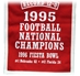 Nebraska Cornhuskers 1995 Football Champions Banner - FW-F5476