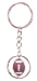 Nebraska Football Spinner Keychain - CR-B6019