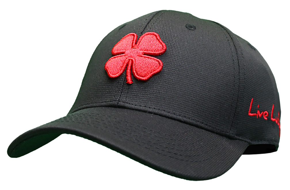 Black Clover Clover Embroidered Logo Fitted Hat Cap L-XL Black Clover Fitted Hat Blue L/XL Think Young & Live Lucky 6  main image 4