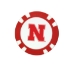 Nebraska Poker Chip Golf Ball Marker - GF-74501
