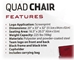 Nebraska Iron N Tailgate Chair - GT-89998