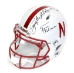 Tom Osborne N Johnny Rodgers Autographed Speed Helmet - JH-A8716