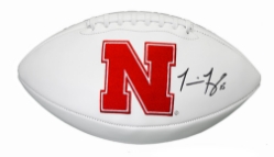 Tommie Frazier Signed Football Nebraska Cornhuskers, Nebraska  Former Players, Huskers  Former Players, Nebraska Tommie Frazier Signed Football, Huskers Tommie Frazier Signed Football